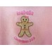 Personalised Baby Girl/Boy Gingerbread Applique Christmas Blanket